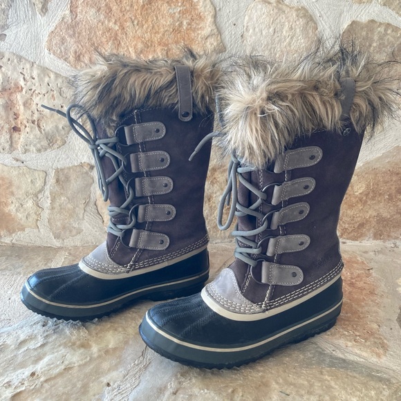 Sorel Joan of Arctic Women's Waterproof Boots Size 8 Faux Fur Removable Insert - Picture 8 of 15